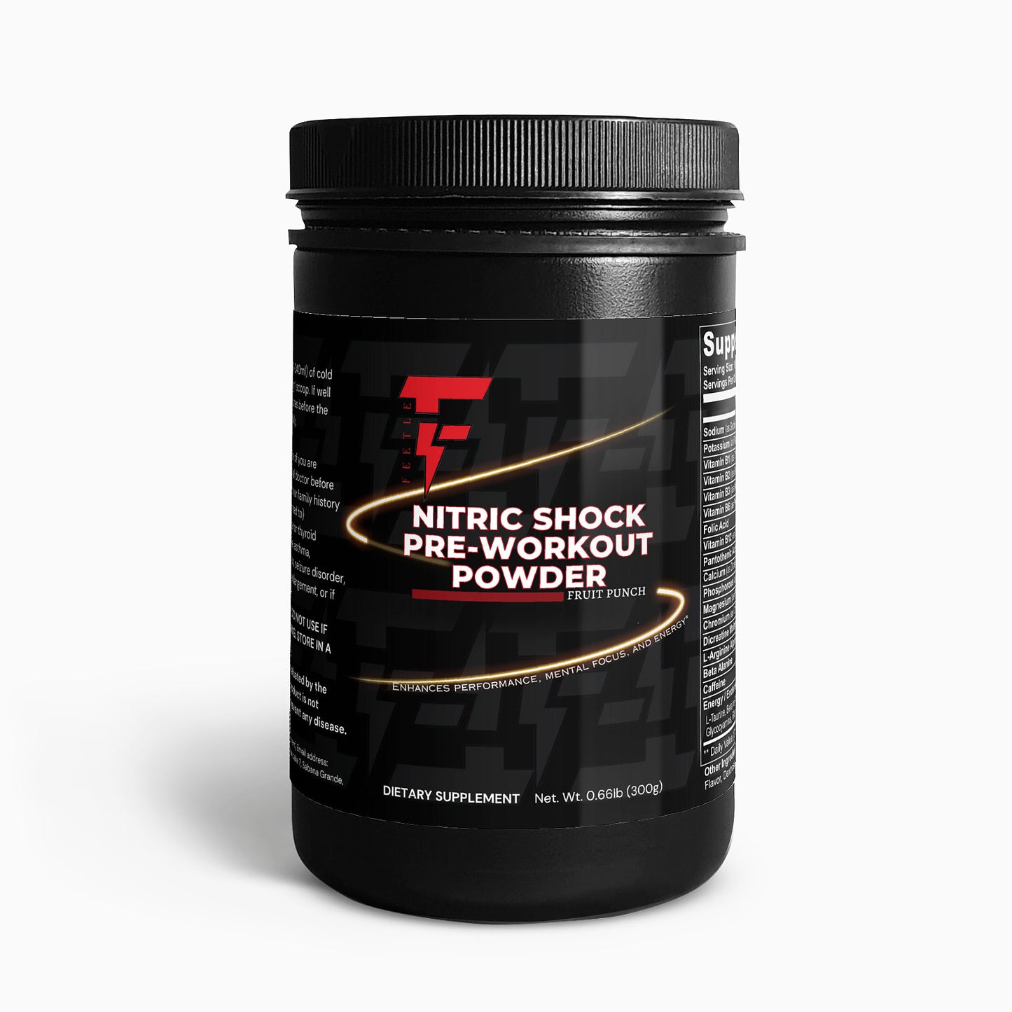 Nitric Shock Pre-Workout Powder (Fruit Punch)