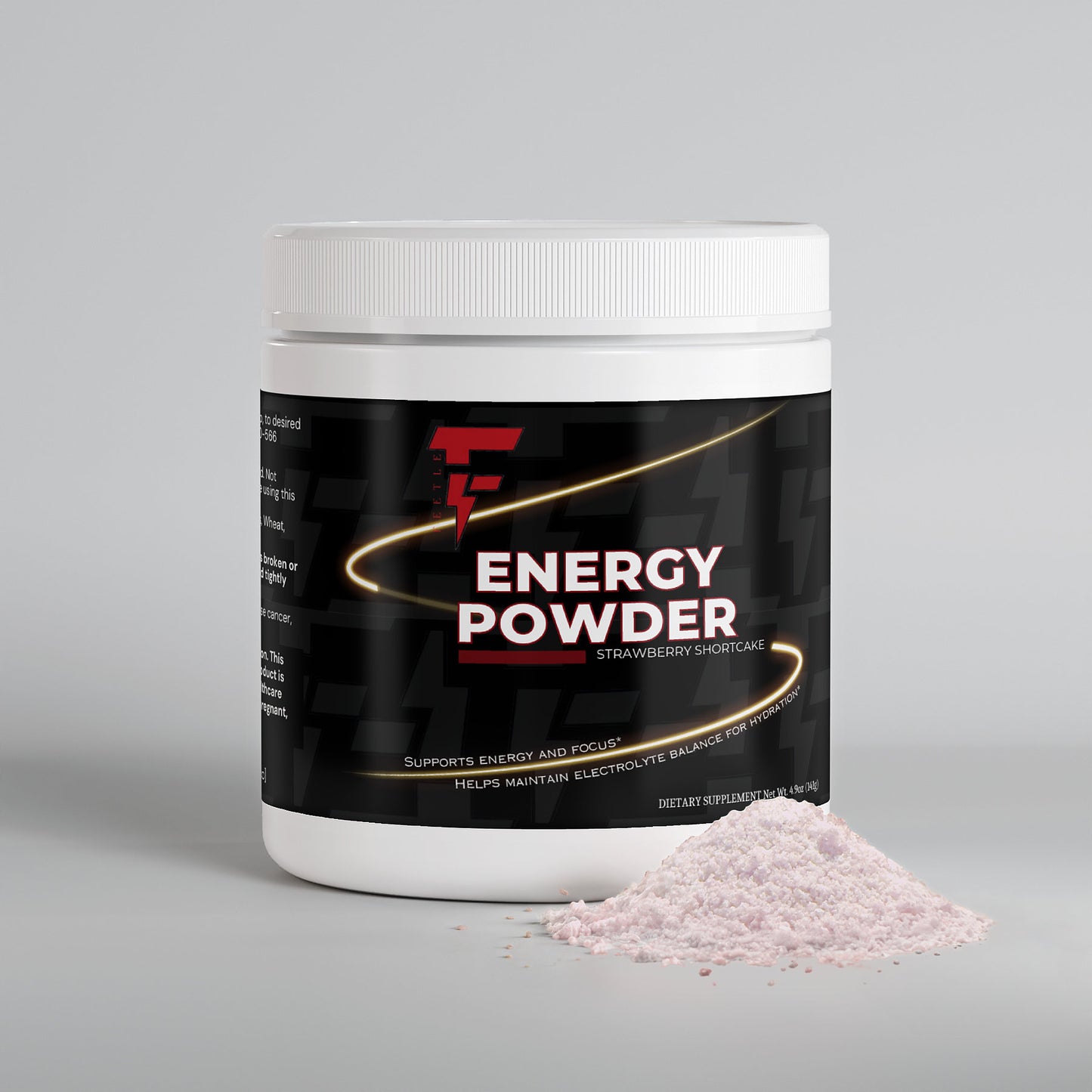 Energy Powder (Strawberry Shortcake)