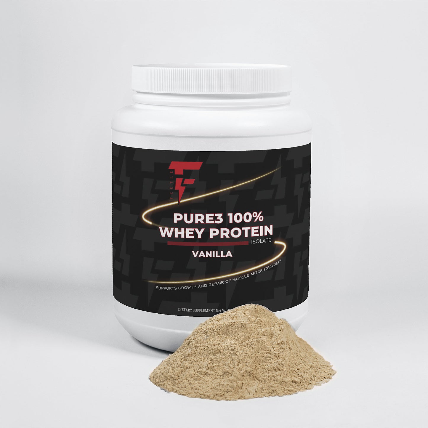 Pure3 100% Whey Protein Isolate (Vanilla)