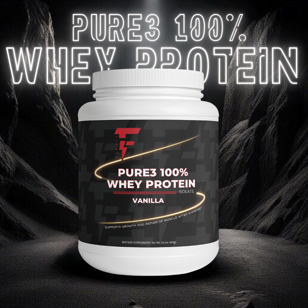 Pure3 100% Whey Protein Isolate (Vanilla)